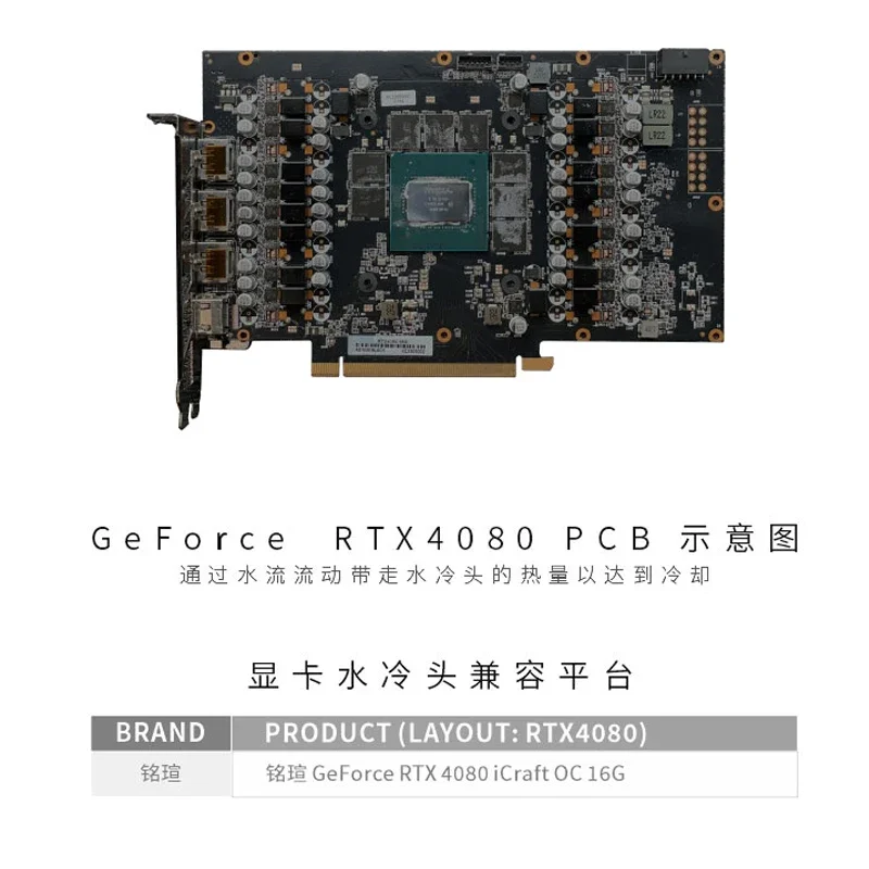 Blok GPU Bykski untuk Kartu Gr - Rtx 4080 Water Cooling Block ulasan dan harga